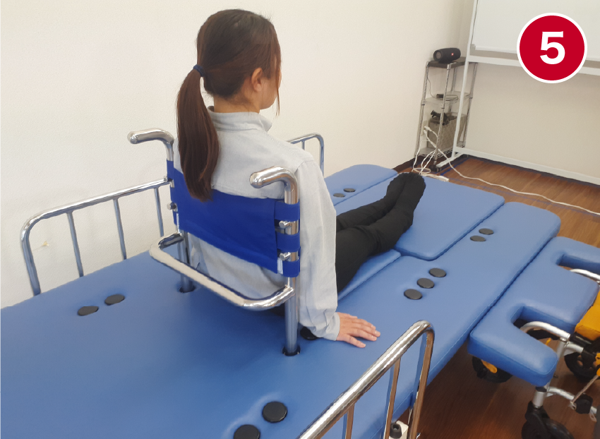 寝たままの姿勢でトイレができる